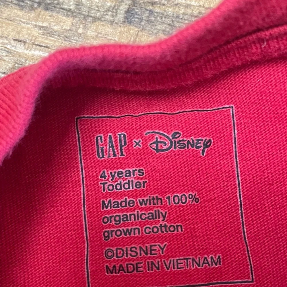 Disney Toddler 4 Gap Mickey Mouse long sleeve T Shirt organic cotton